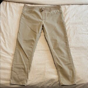 Wonder Nation Women's Cropped Tan Jeans